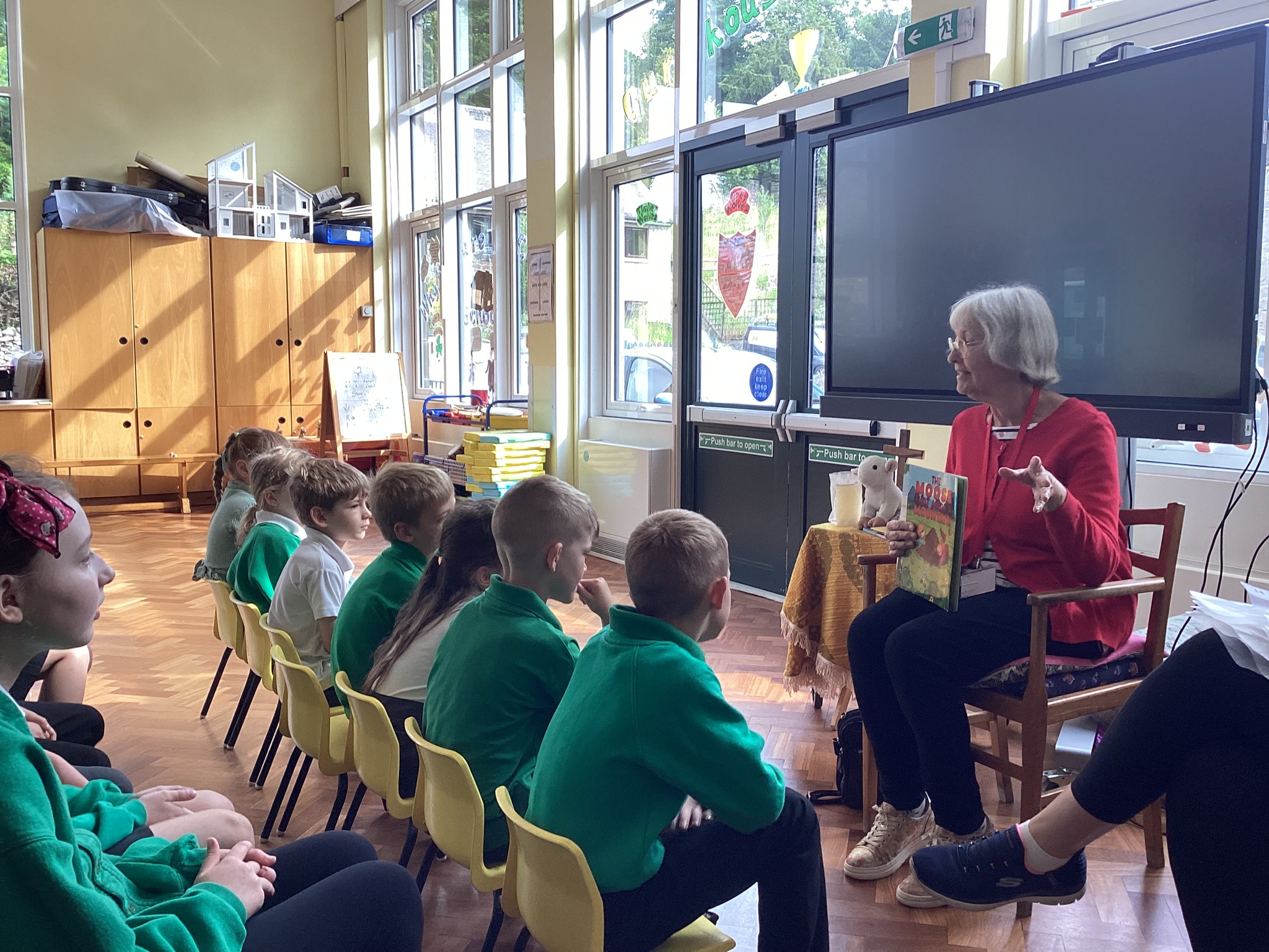 Visit from local author Visit from local author